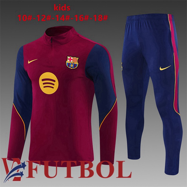 Chandal Equipos De Futbol FC Barcelona Ninos Rojo 2026/2027 Chandal Equipos De Futbol FC Barcelona Ninos Rojo 2026/2027