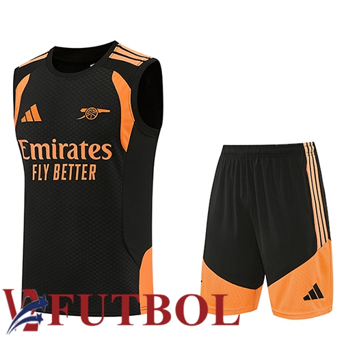 Chalecos De Futbols Arsenal Negro/Naranja 2026/2027