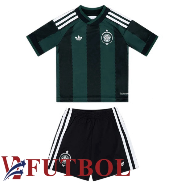 Camisetas De Futbol Celtic FC Ninos Segunda Verde 2026/2027 Camisetas De Futbol Celtic FC Ninos Segunda Verde 2026/2027