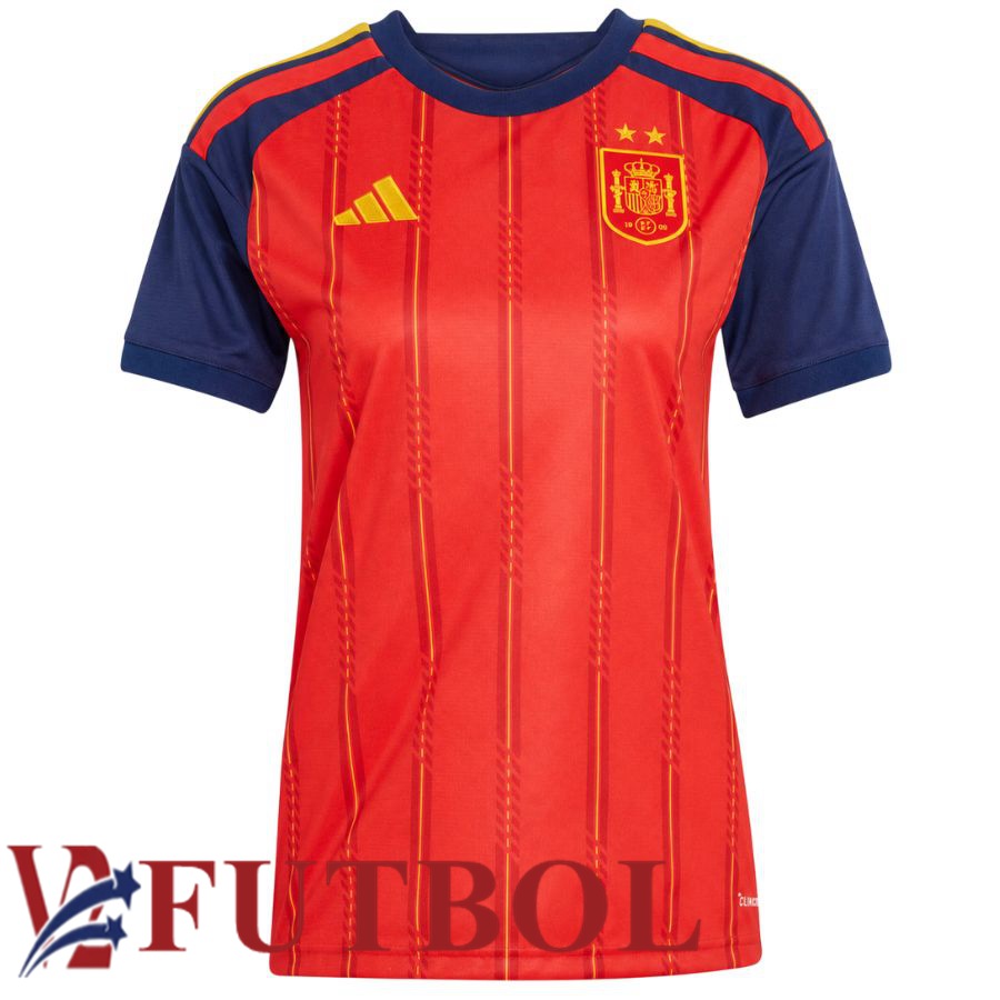 2 Estrellas Camisetas De Futbol España Mujer Primera Rojo 2026/2027 2 Estrellas Camisetas De Futbol España Mujer Primera Rojo 2026/2027