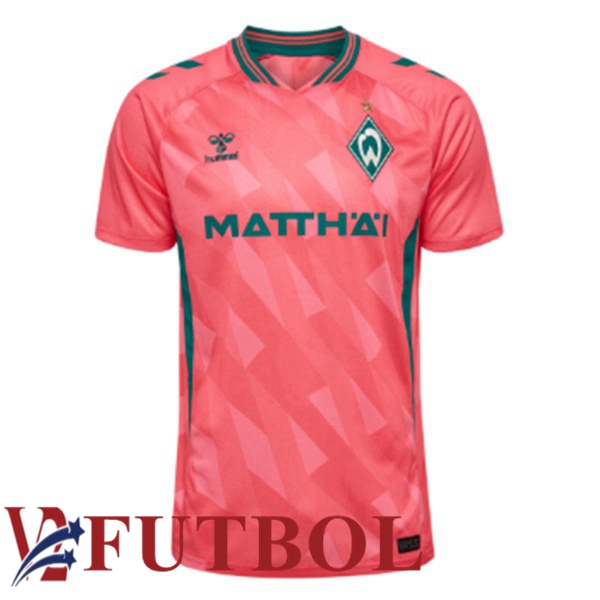 Camisetas De Futbol SV Werder Bremen Tercera Rosado 2026/2027 Camisetas De Futbol SV Werder Bremen Tercera Rosado 2026/2027
