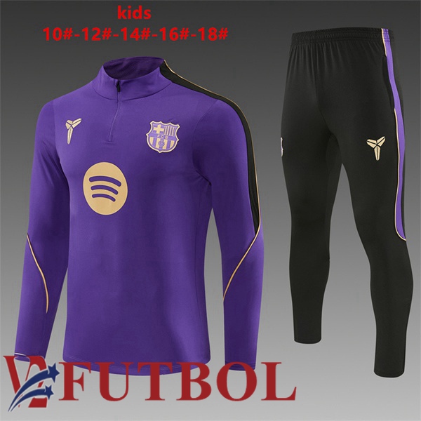 Chandal Equipos De Futbol FC Barcelona Ninos Púrpura 2026/2027 Chandal Equipos De Futbol FC Barcelona Ninos Púrpura 2026/2027