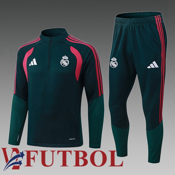 Chandal Equipos De Futbol Real Madrid Ninos Verde 2026/2027 Chandal Equipos De Futbol Real Madrid Ninos Verde 2026/2027