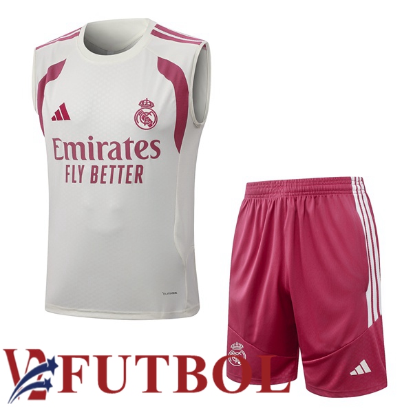 Chalecos De Futbol Real Madrid + Cortos Amarillo 2026/2027 Chalecos De Futbol Real Madrid + Cortos Amarillo 2026/2027