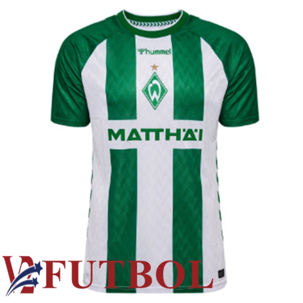 Camisetas De Futbol SV Werder Bremen Primera Blanco Verde 2026/2027 Camisetas De Futbol SV Werder Bremen Primera Blanco Verde 2026/2027
