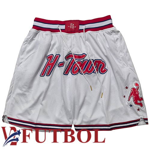 Cortos NBA Houston Rockets 2026/27 Blanco/Rojo Cortos NBA Houston Rockets 2026/27 Blanco/Rojo