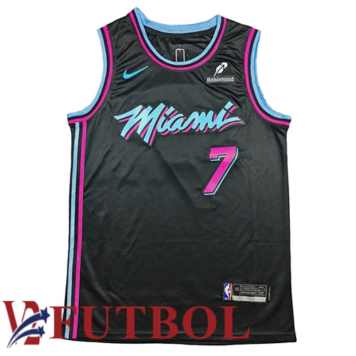 Camiseta Miami Heat (ANTETOKOUNMPO #7) 2026/27 Negro Camiseta Miami Heat (ANTETOKOUNMPO #7) 2026/27 Negro