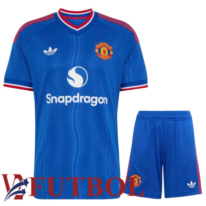 Camiseta Manchester United Segunda + Cortos 2026/2027 Camiseta Manchester United Segunda + Cortos 2026/2027