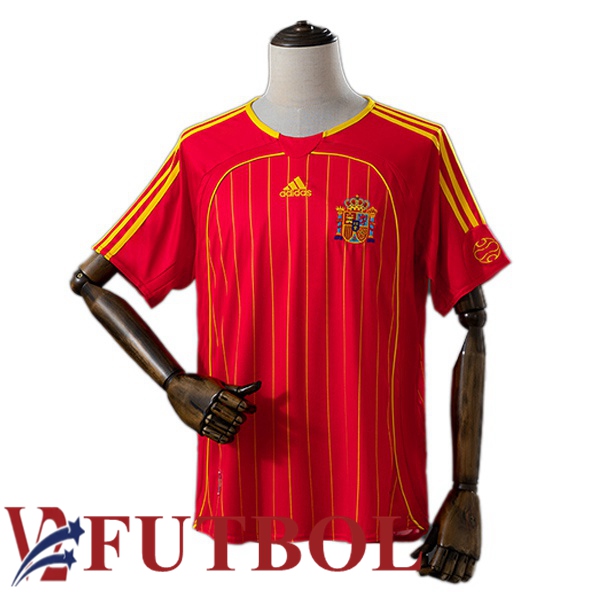 Camisetas De Futbol España Retro Primera Rojo 2006